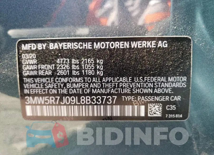 3MW5R7J09L8B33737 Photo# 10