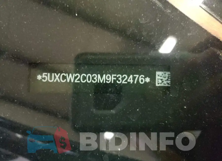 5UXCW2C03M9F32476 Photo# 10