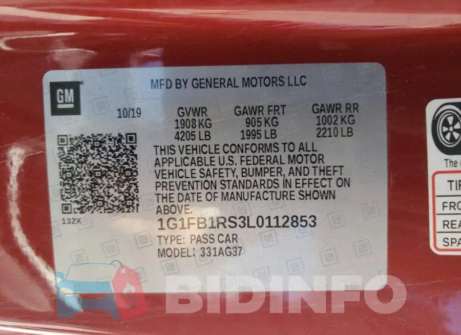 1G1FB1RS3L0112853 Photo# 10