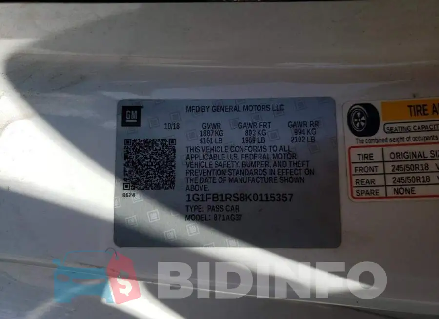 1G1FB1RS8K0115357 Photo# 10
