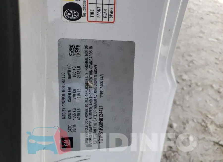 1G1FB1RX8H0124421 Photo# 10