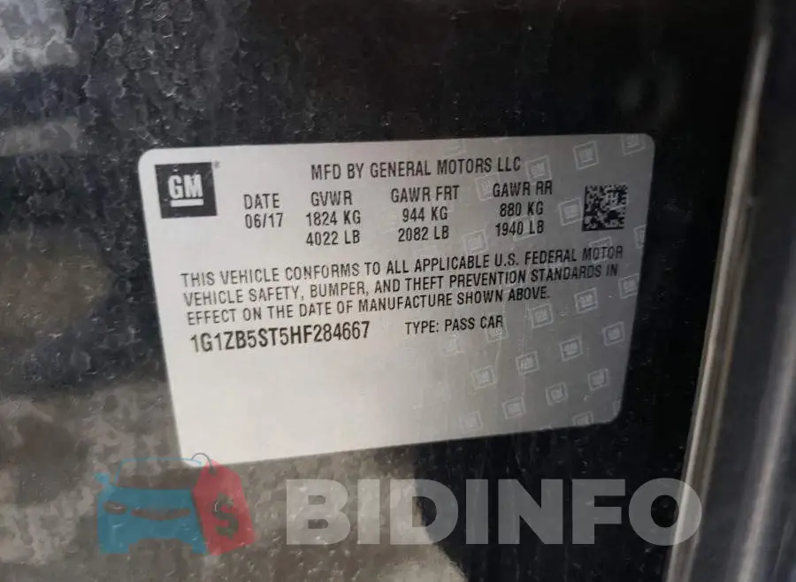 1G1ZB5ST5HF284667 Photo# 10