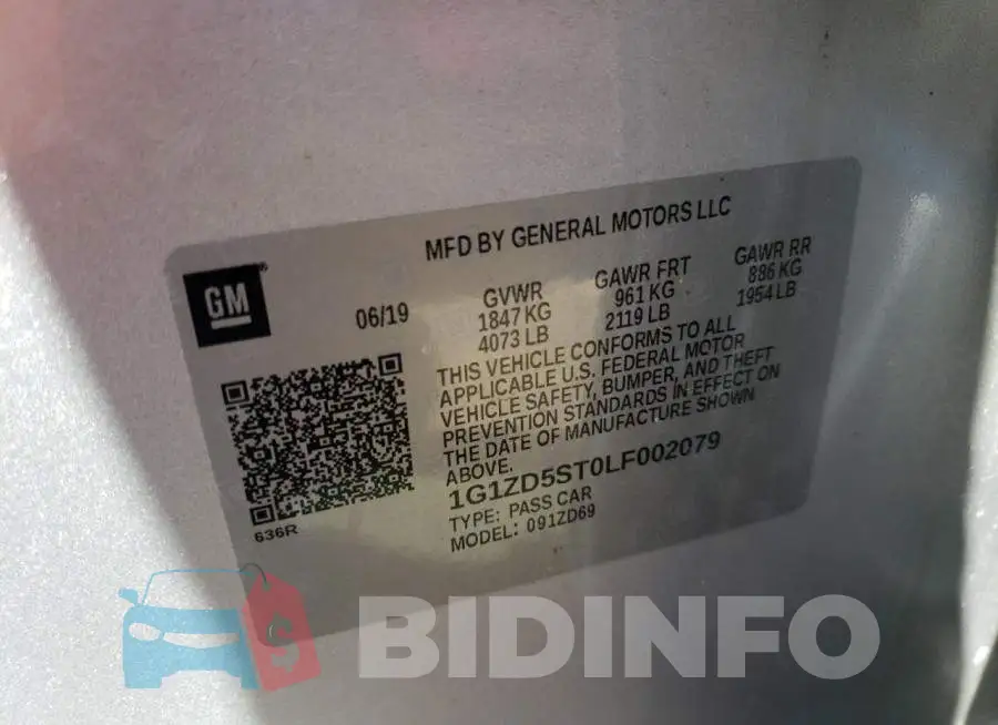 1G1ZD5ST0LF002079 Photo# 10