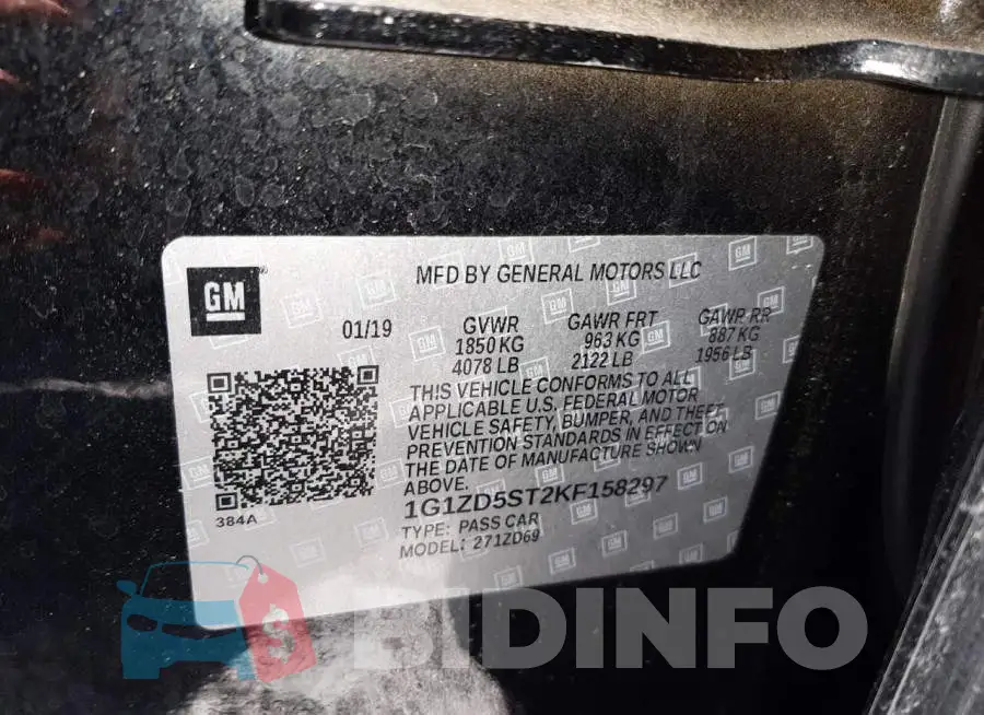 1G1ZD5ST2KF158297 Photo# 10