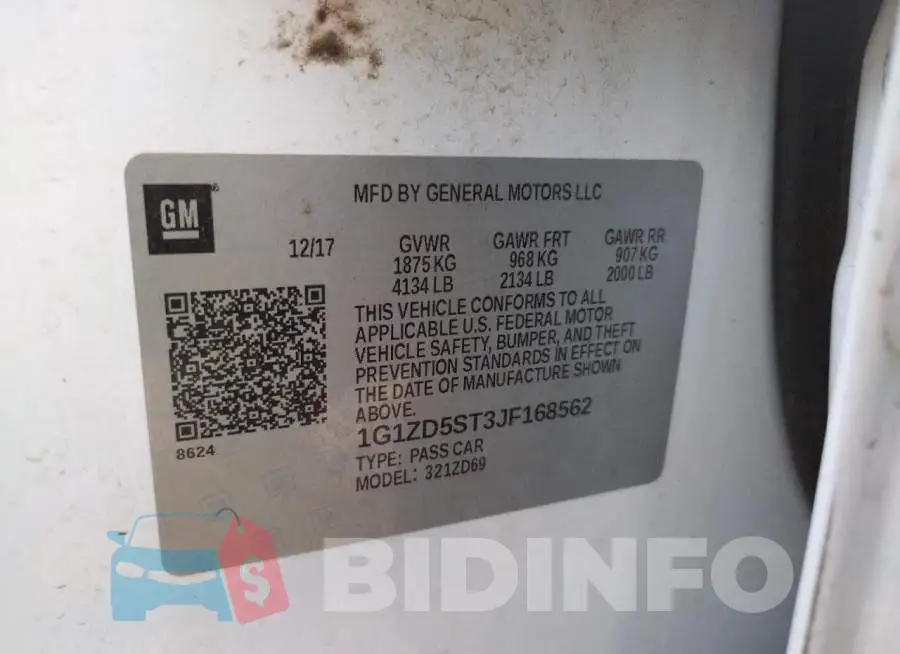 1G1ZD5ST3JF168562 Photo# 10