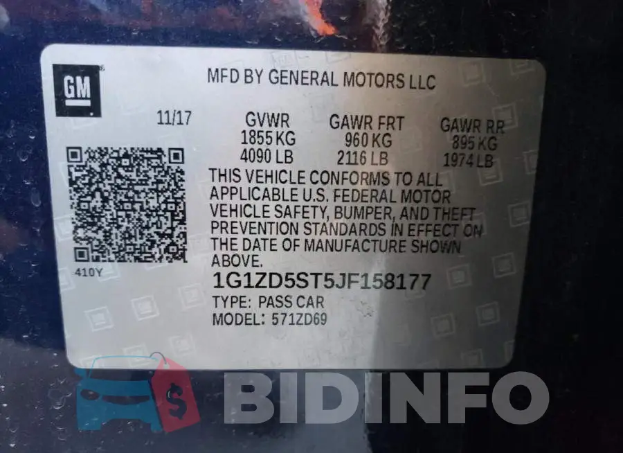 1G1ZD5ST5JF158177 Photo# 10