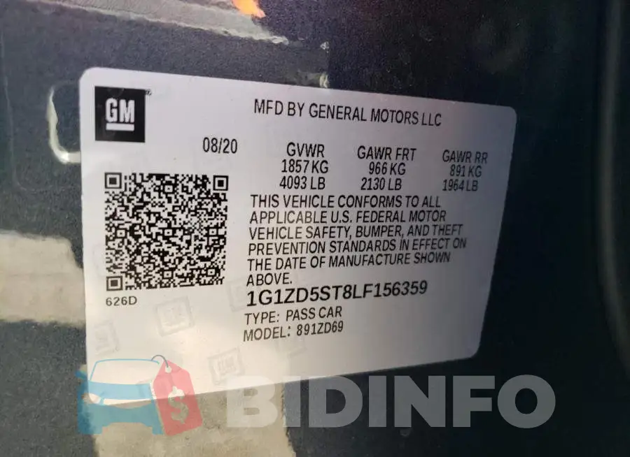 1G1ZD5ST8LF156359 Photo# 10