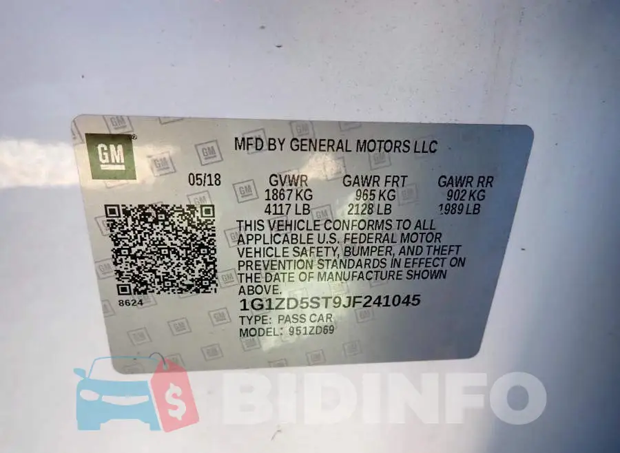 1G1ZD5ST9JF241045 Photo# 10
