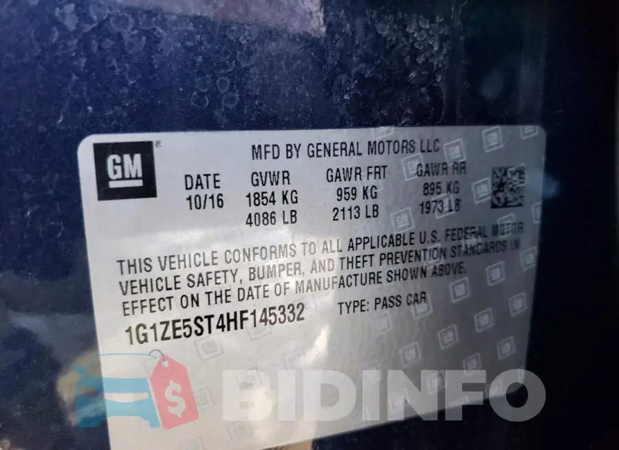 1G1ZE5ST4HF145332 Photo# 10