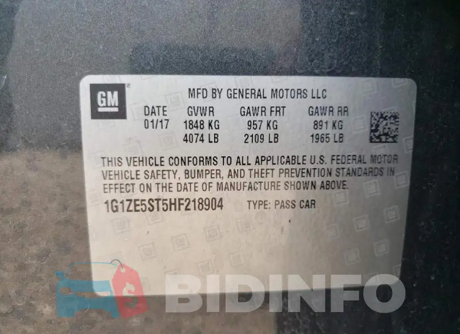 1G1ZE5ST5HF218904 Photo# 10