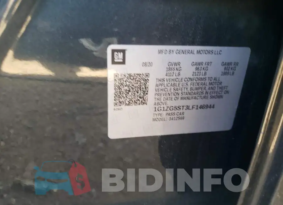 1G1ZG5ST3LF146944 Photo# 10