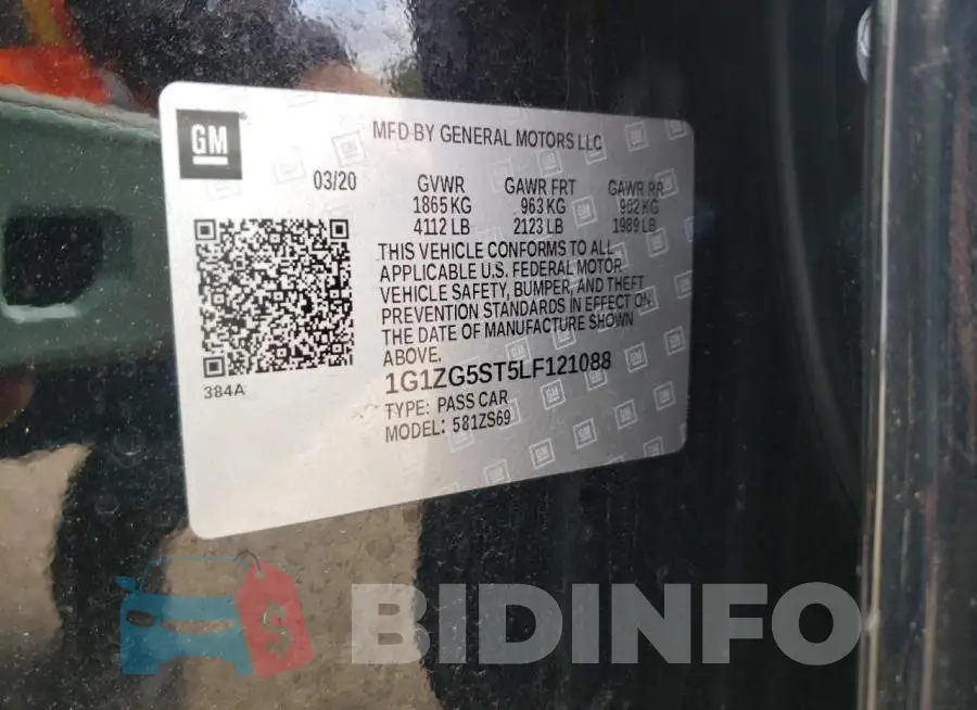 1G1ZG5ST5LF121088 Photo# 10