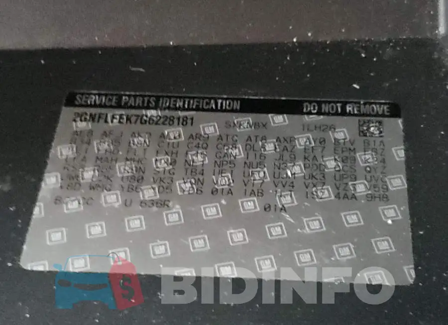 2GNFLFEK7G6228181 Photo# 10