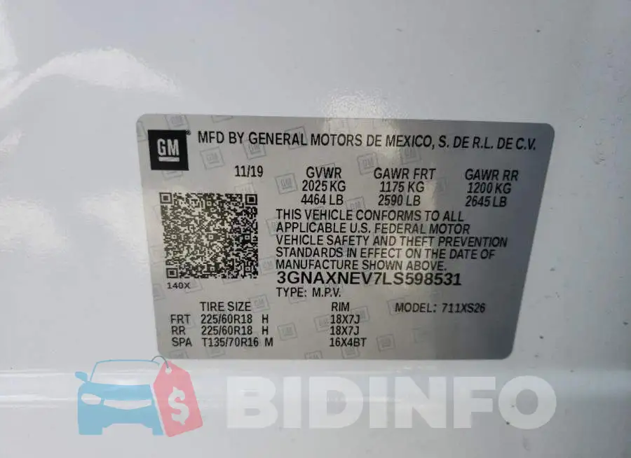 3GNAXNEV7LS598531 Photo# 10