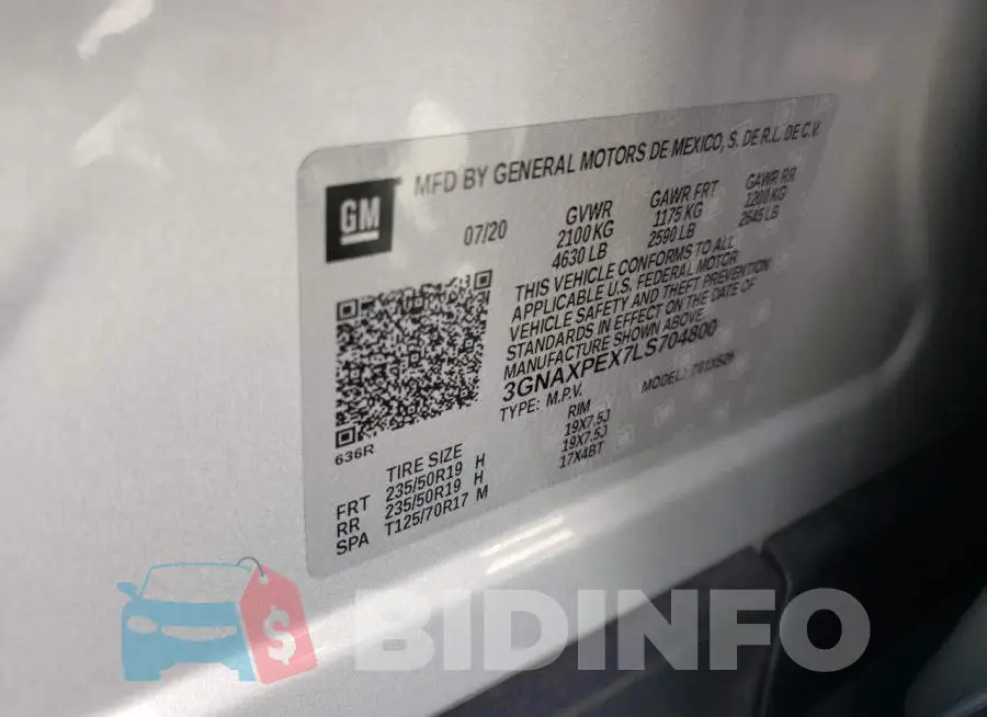 3GNAXPEX7LS704800 Photo# 10