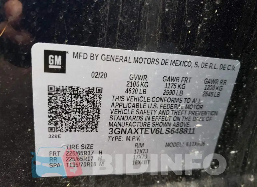 3GNAXTEV6LS648811 Photo# 10