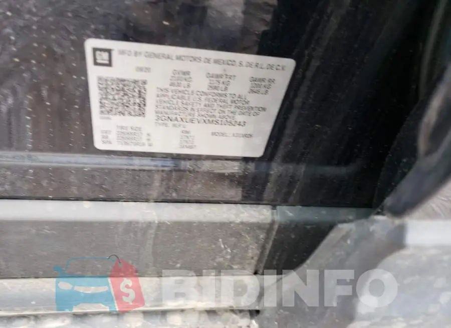 3GNAXUEVXMS105243 Photo# 10