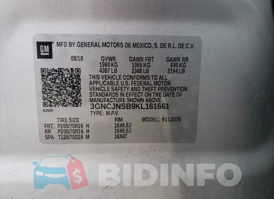 3GNCJNSB9KL161661 Photo# 10