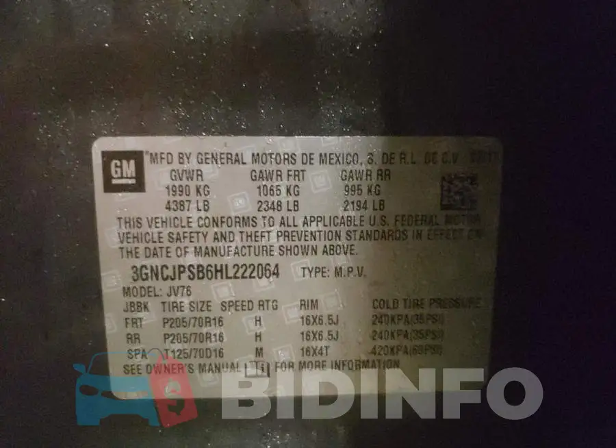 3GNCJPSB6HL222064 Photo# 10