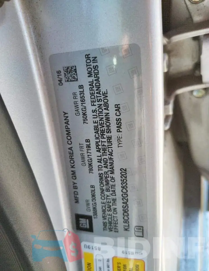 KL8CD6SA2GC635202 Photo# 10 KL8CD6SA2GC635202 Photo# 10
