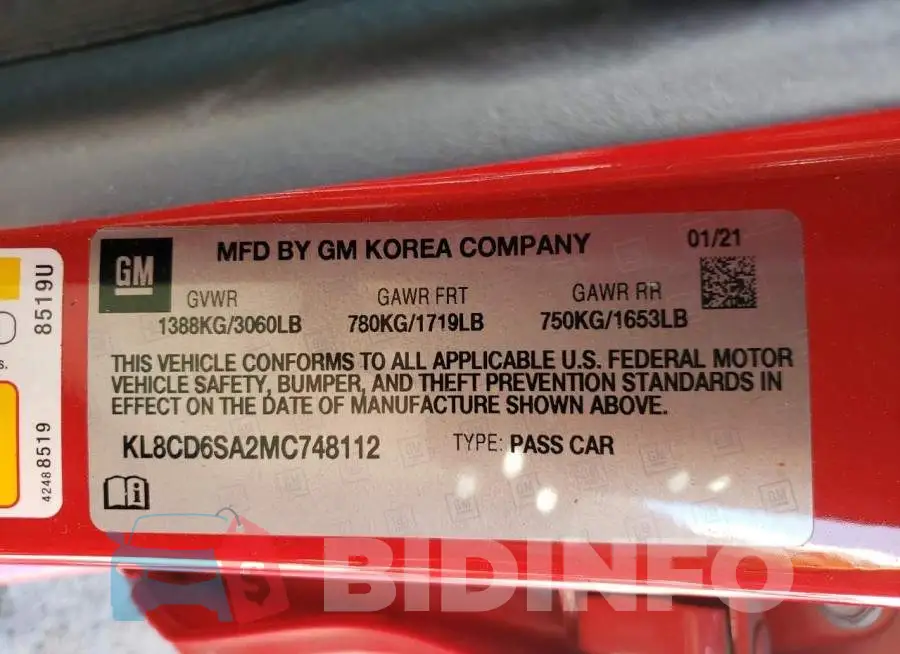 KL8CD6SA2MC748112 Photo# 10