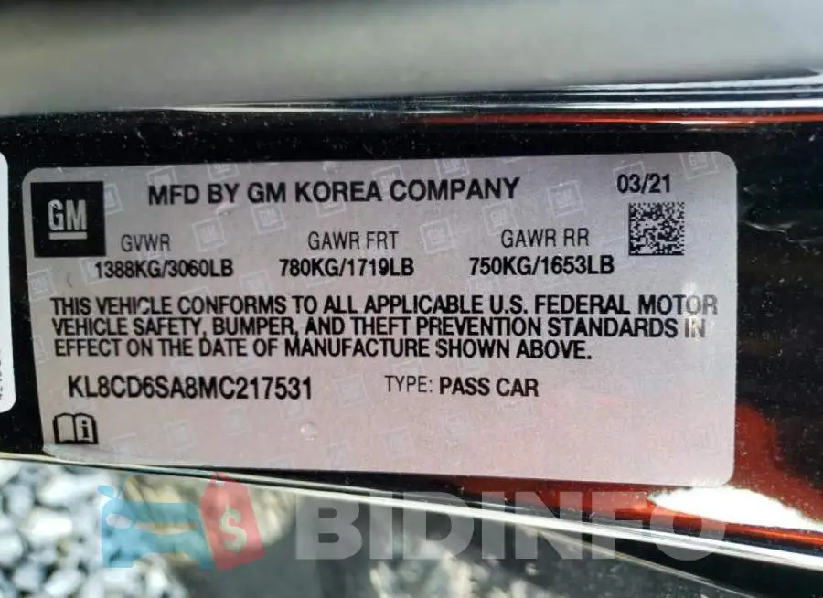 KL8CD6SA8MC217531 Photo# 10