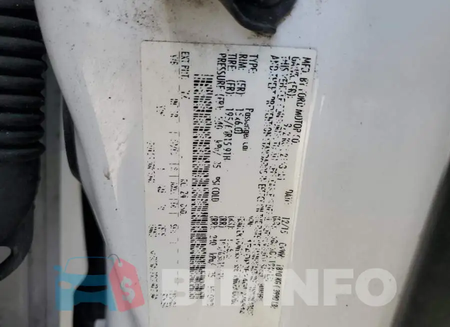 1FADP3E24GL249814 Photo# 10
