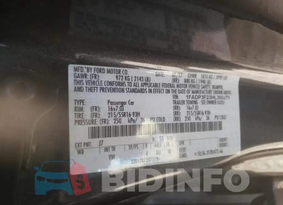 1FADP3F23HL308075 Photo# 10