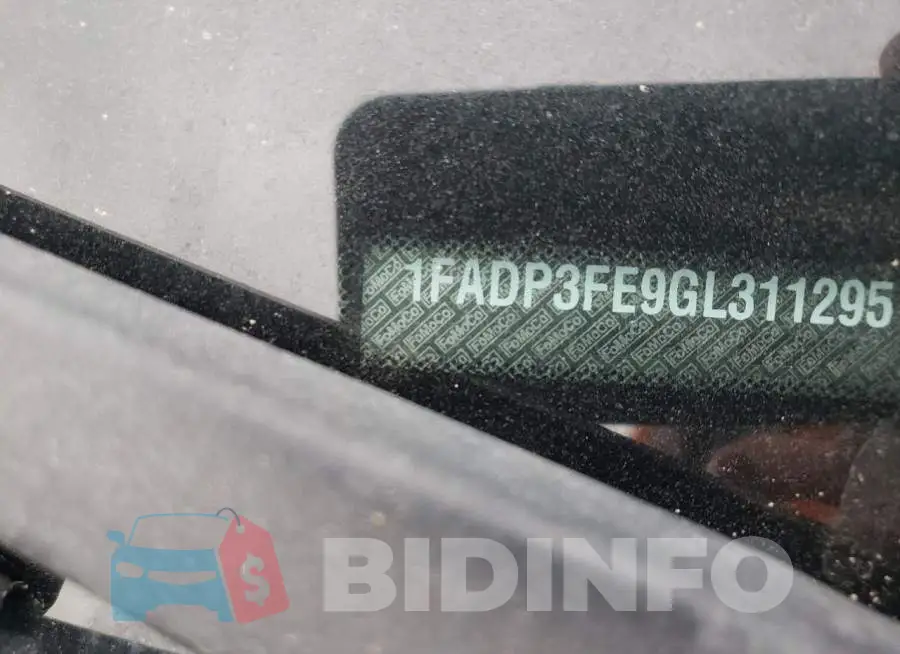 1FADP3FE9GL311295 Photo# 9