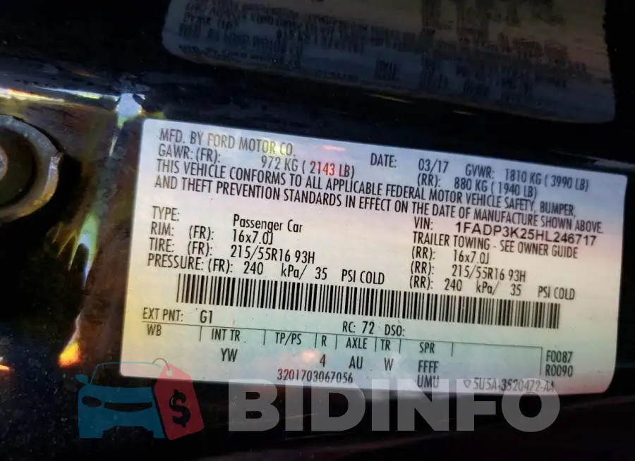 1FADP3K25HL246717 Photo# 10