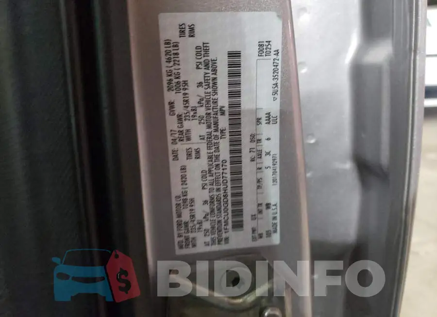 1FMCU0GD8HUD77170 Photo# 10