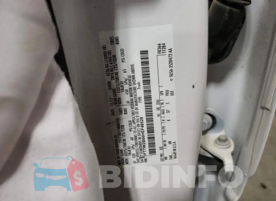1FT7W2B66HEF48528 Photo# 10