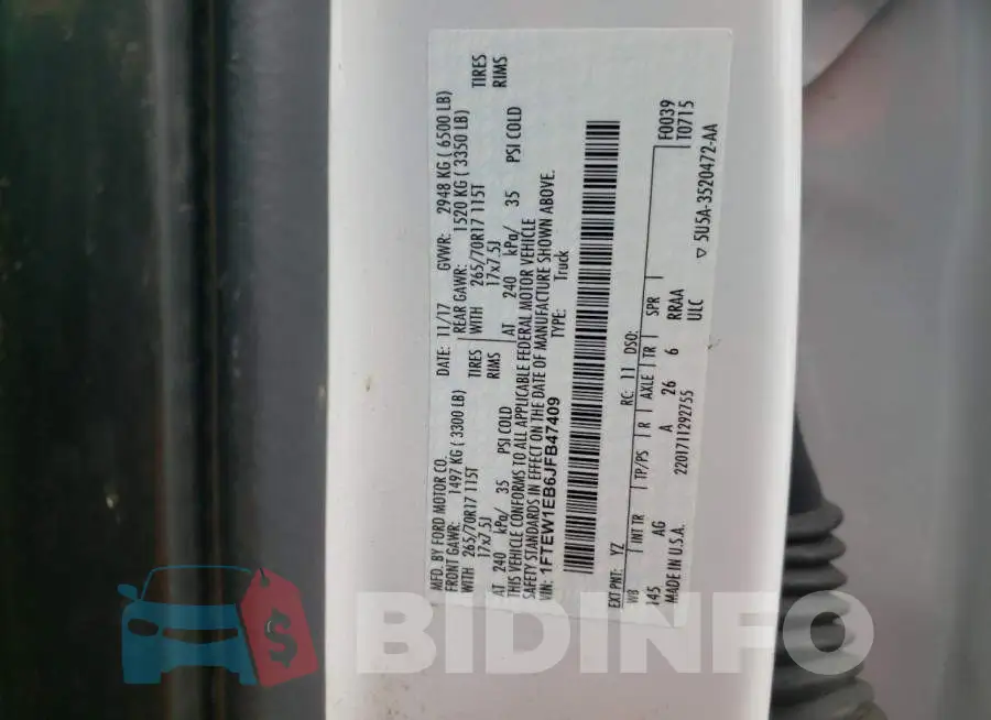 1FTEW1EB6JFB47409 Photo# 10