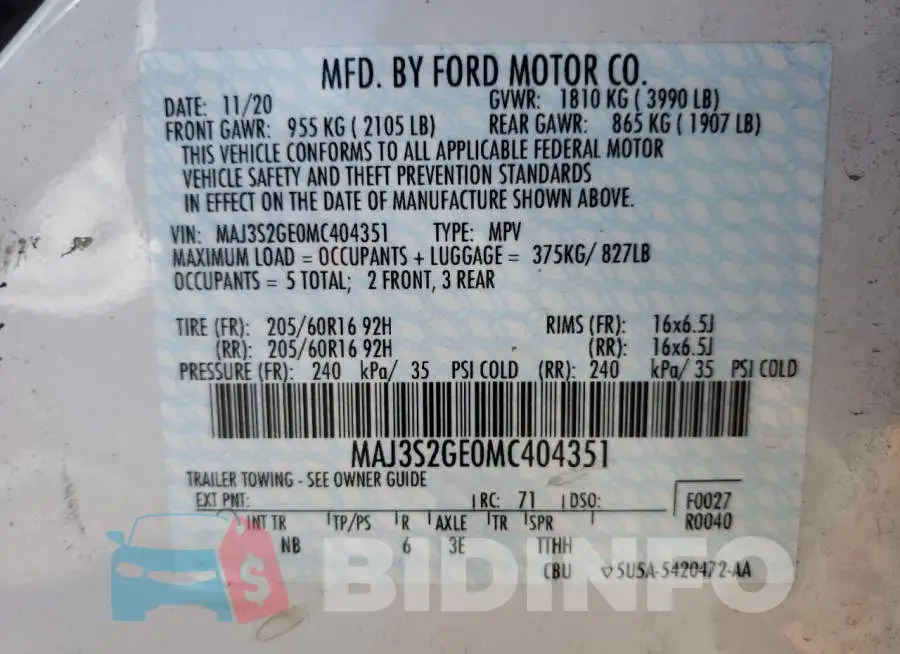 MAJ3S2GE0MC404351 Photo# 10