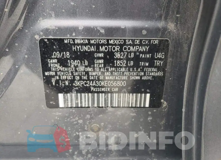 3KPC24A30KE056800 Photo# 10