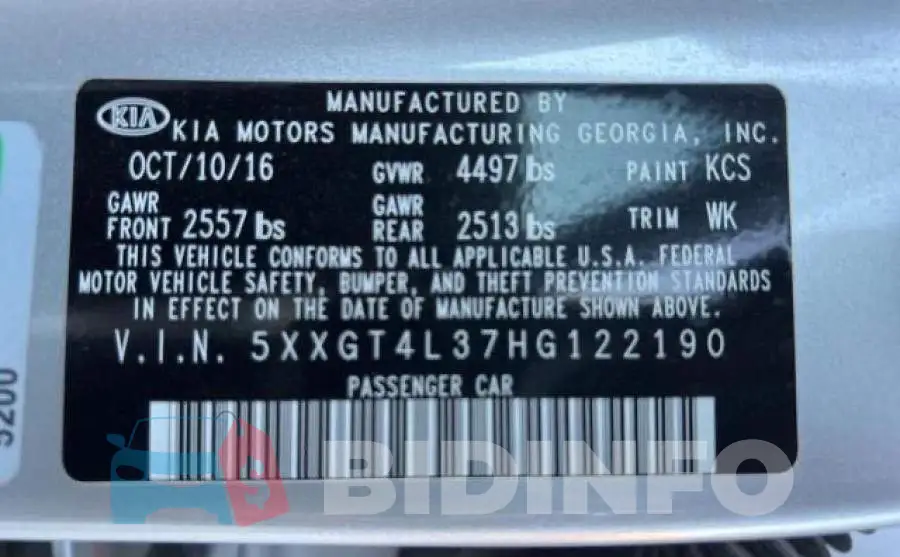 5XXGT4L37HG122190 Photo# 10