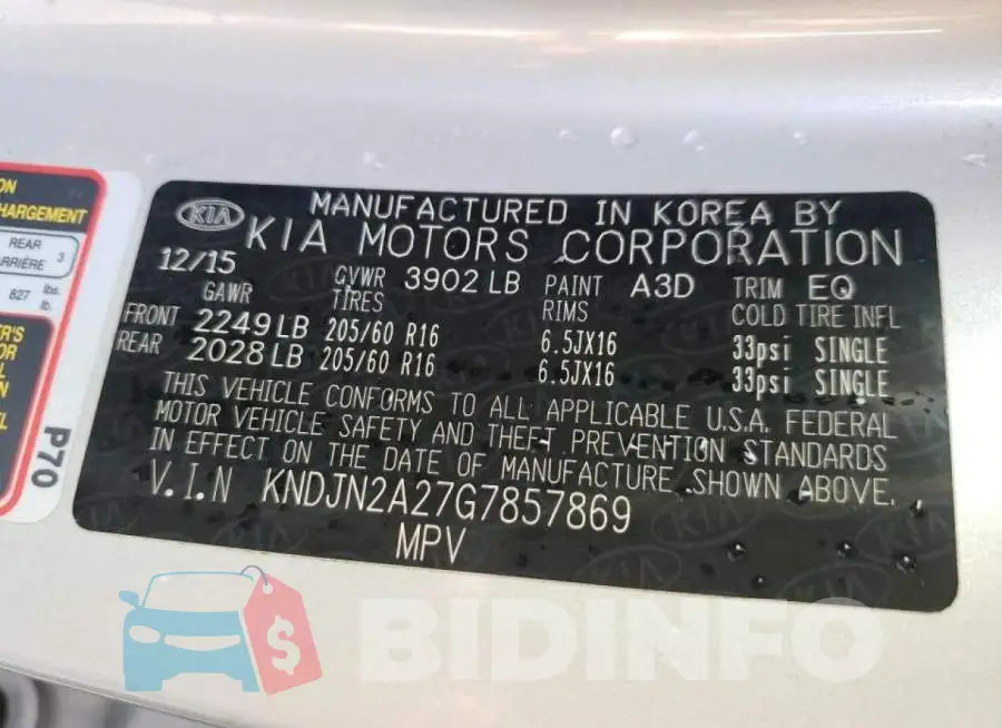 KNDJN2A27G7857869 Photo# 10