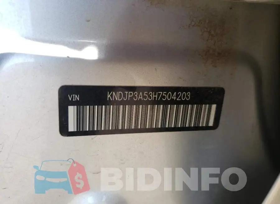 KNDJP3A53H7504203 Photo# 10