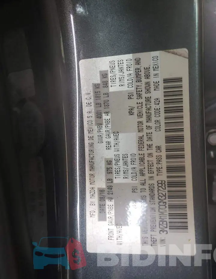 3MZBM1M70GM327299 Photo# 10