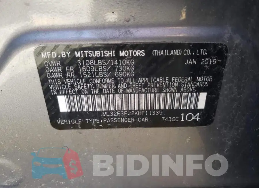 ML32F3FJ2KHF11339 Photo# 10