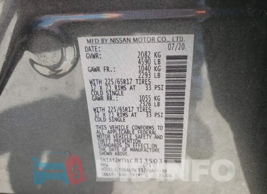 5N1AT2MTXLC813503 Photo# 10