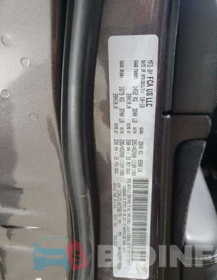 1C4RJFDJXKC596178 Photo# 10
