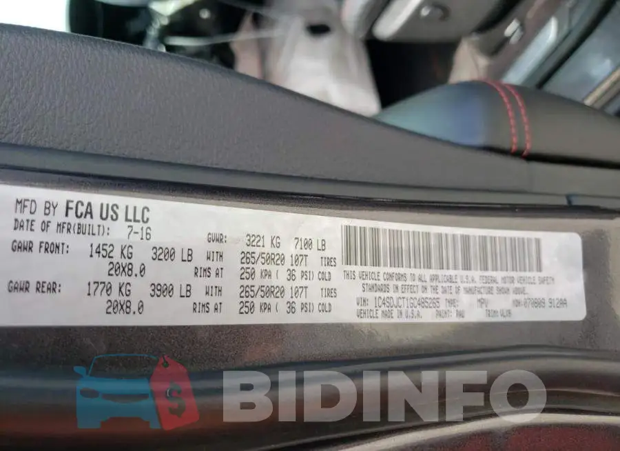 1C4SDJCT1GC485265 Photo# 10