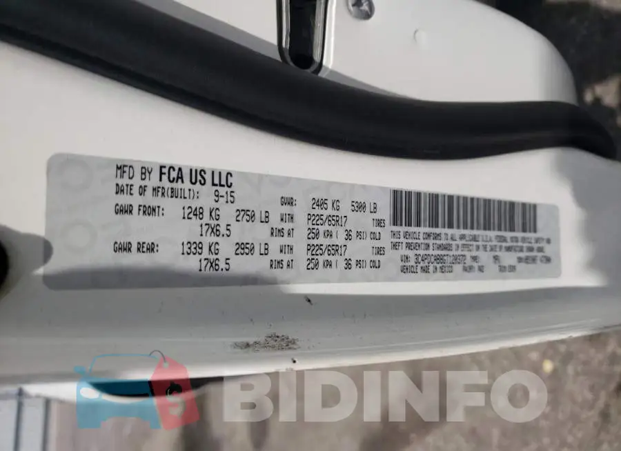 3C4PDCAB8GT120372 Photo# 10