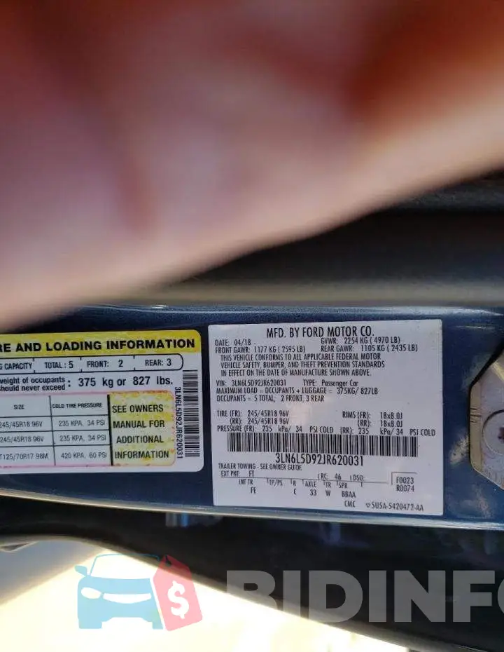 3LN6L5D92JR620031 Photo# 10
