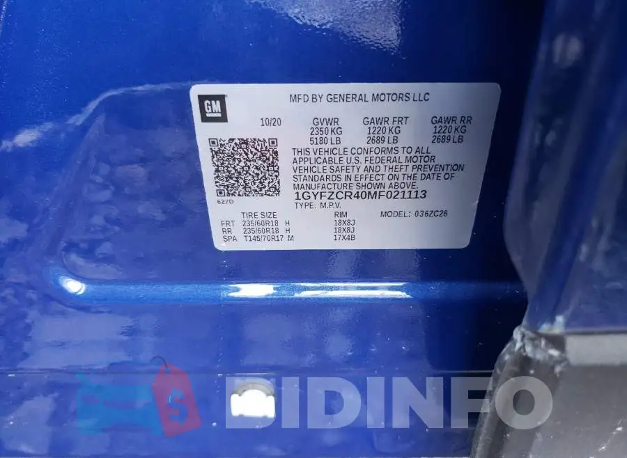 1GYFZCR40MF021113 Photo# 10
