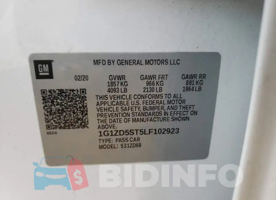 1G1ZD5ST5LF102923 Photo# 10