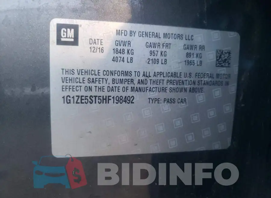 1G1ZE5ST5HF198492 Photo# 10