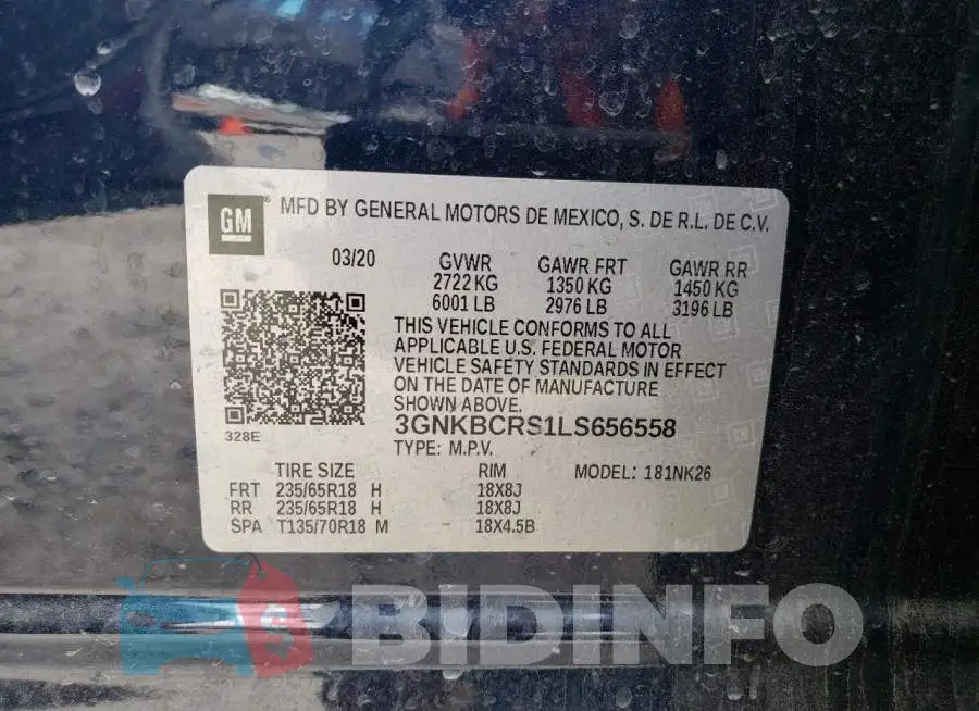 3GNKBCRS1LS656558 Photo# 10