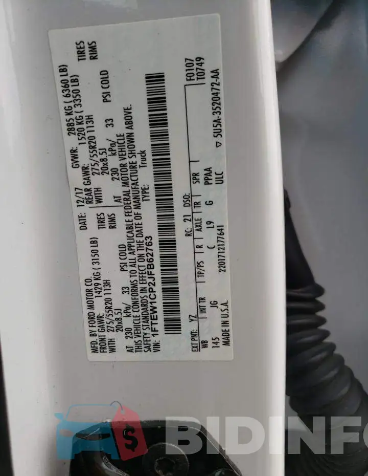 1FTEW1CP2JFB62763 Photo# 10